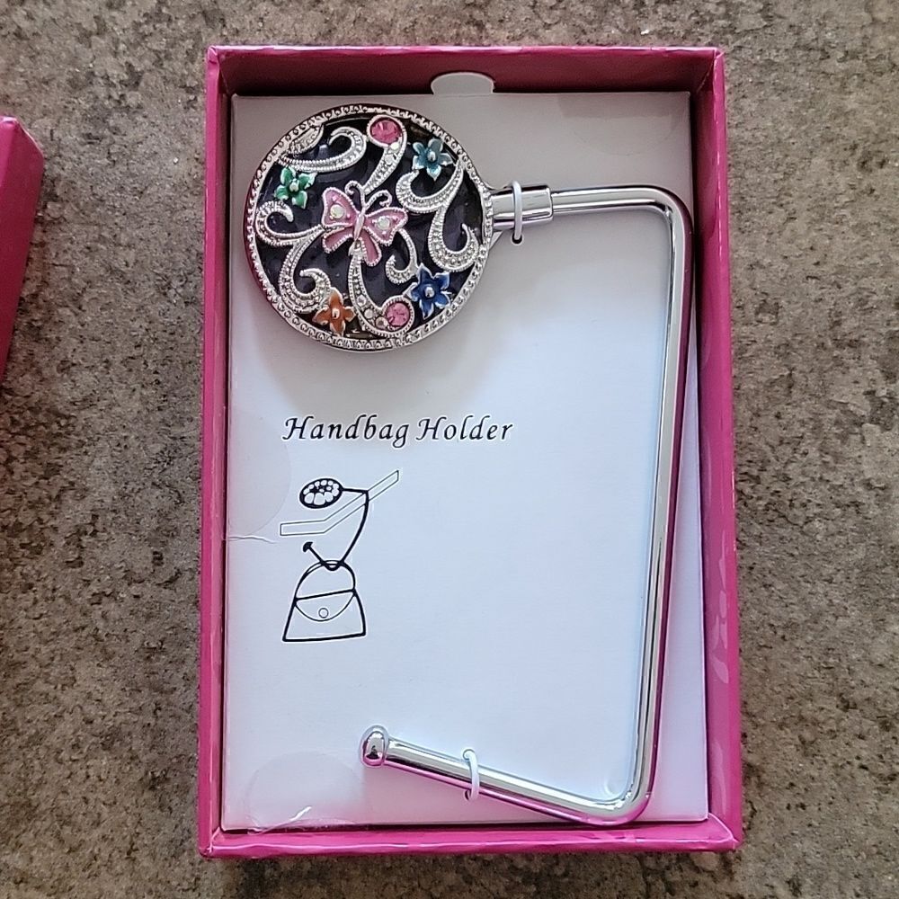 EMBELLISHED HANDBAG HOLDER - NEW